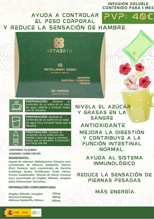 Bebida Inteligente (Infusión Soluble) - (30 Sobres)