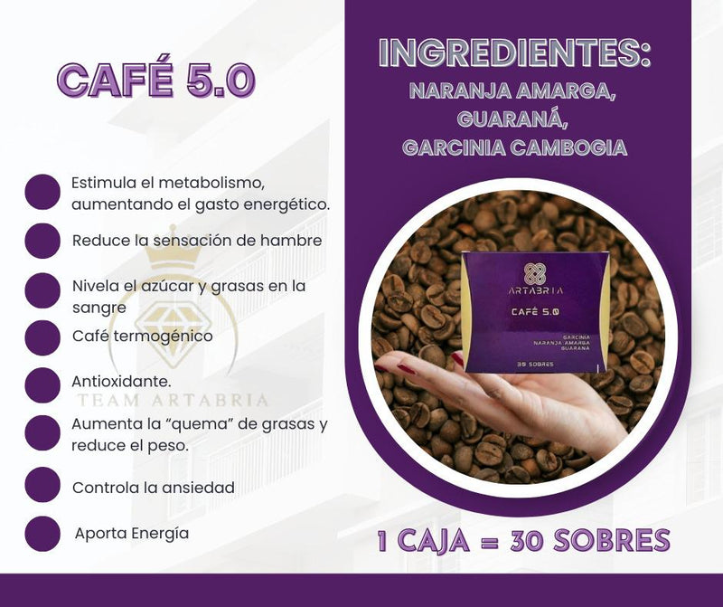 CAFE 5.0 (30 Sobres)